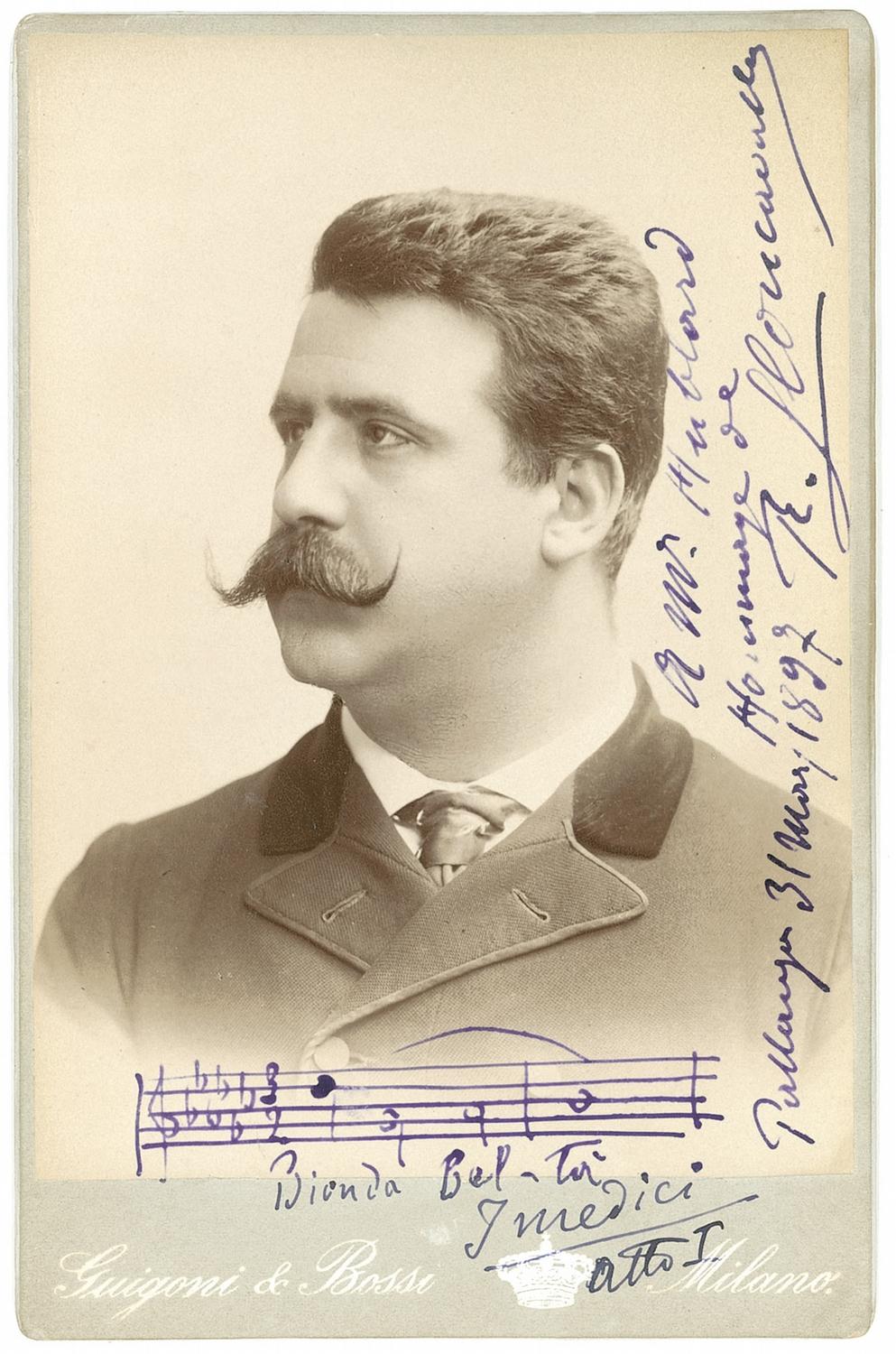 <b>Ruggero Leoncavallo</b>, 1910; <b>Ruggero Leoncavallo</b>, May 31, 1897 - composer_09_1